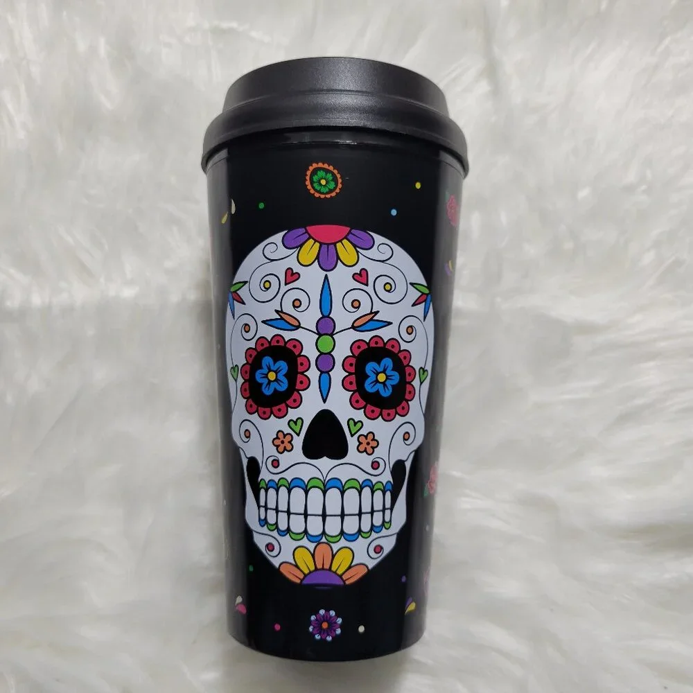 Sugar Skull Tumbler Mug